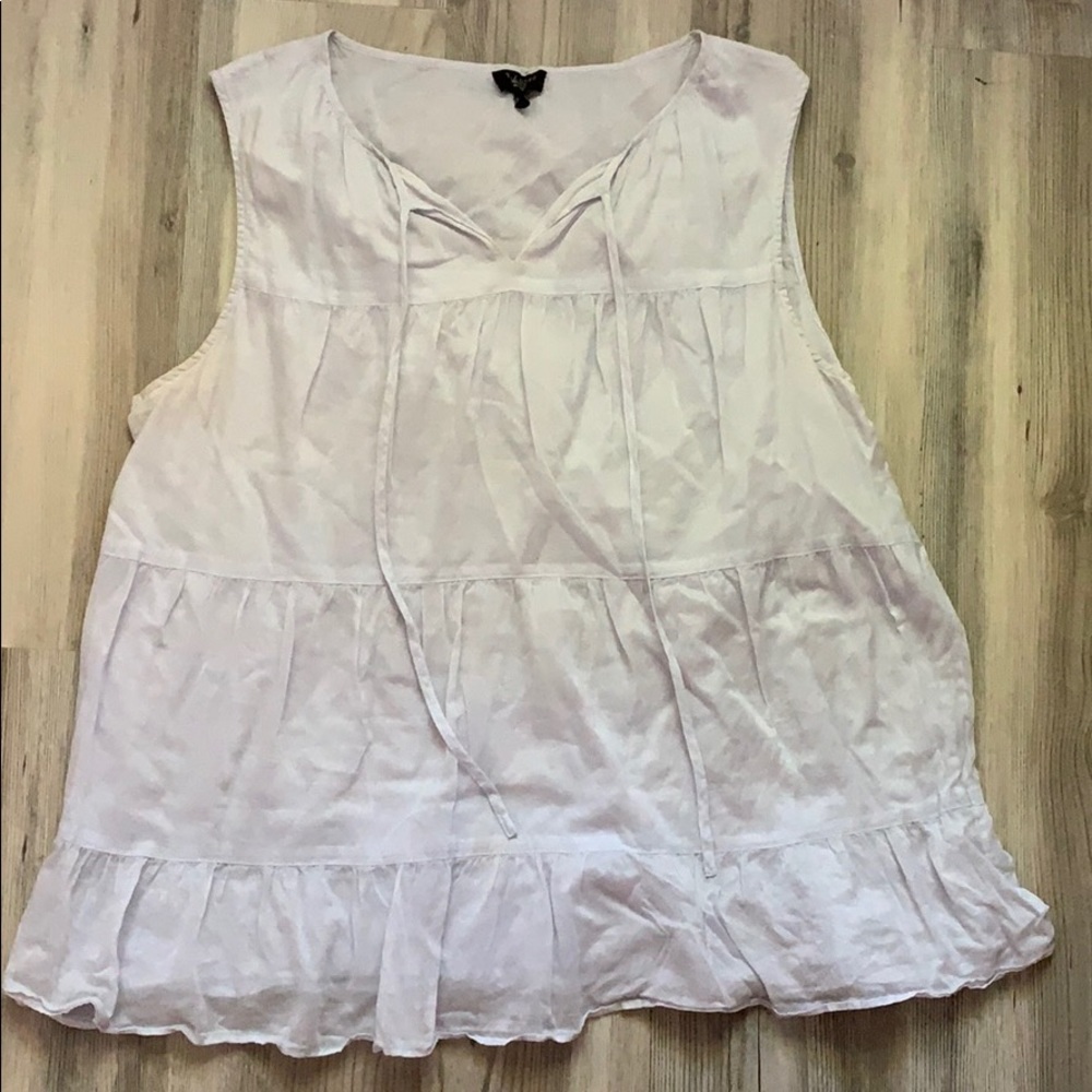 Light Blue Layered Top